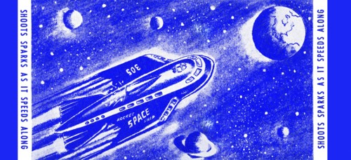 Rocket Space Ship 305 1950