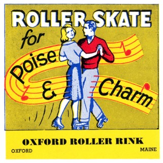 Roller Skate - Poise & Charm 1950