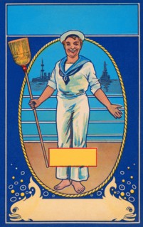 Sailor Broom Label