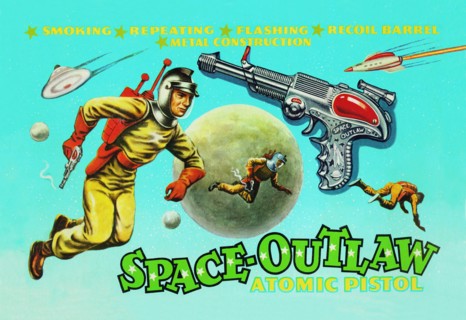Space Outlaw Atomic Pistol 1950