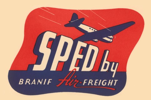 Sped by Branif Air Freight