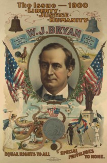 The issue - 1900. Liberty. Justice. Humanity. W.J. Bryan 1900