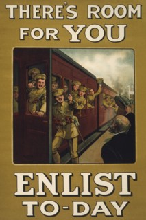 There's room for you - enlist today and hop on the train 1918