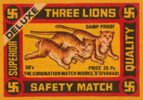 Three Lions Safety Match