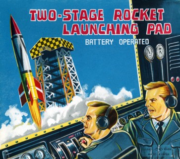 Two-Stage Rocket Launching Pad 1950
