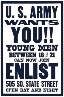 U.S. Army Wants You!! 1917