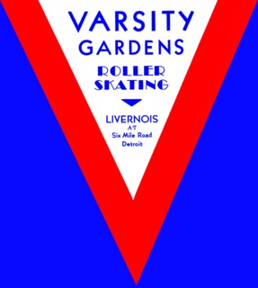 Varsity Gardens Roller Skating 1950