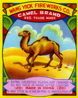 Wang Yick Fireworks Camel Brand