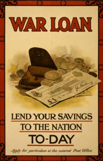 War loan. Lend your savings to the nation to-day 1915