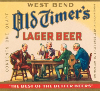 West Bend Old Timer's Lager Beer