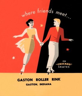 Where Friends Meet… On "Chicago" Skates 1950