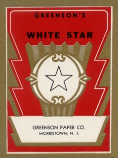 White Star Broom Label