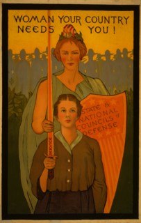Woman your country needs you!  1917