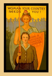 Women your Country Needs You! 1917