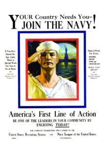 Your country needs you - join the Navy!  1916