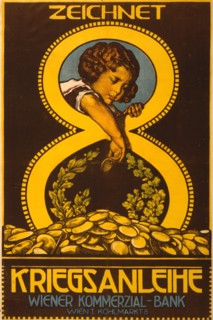 Zeichnet 8 Kriegsanleihe;  Subscribe to the 8th War Loan. 1918