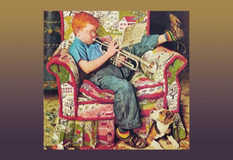 Trumpet Practice 1950