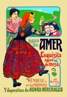 Agua de Amer: exquisita agua de mesa 1900