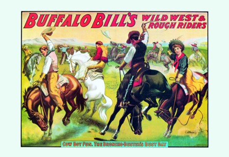 Buffalo Bill: Cowboy Fun - The Bronco Busters Busy Day 1900