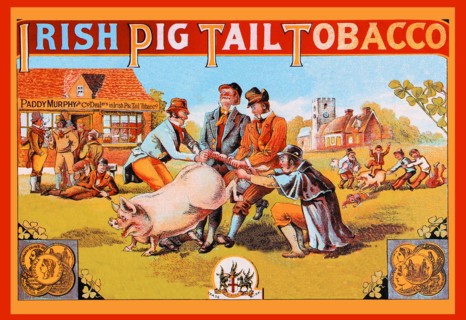 Irish Pig Tail Tobacco 1885