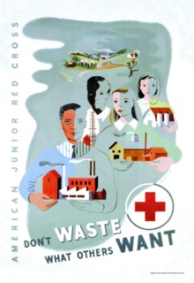 Don't Waste What Others Want: American Junior Red Cross 1948
