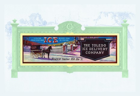 Toledo Ice Delivery Service 1916
