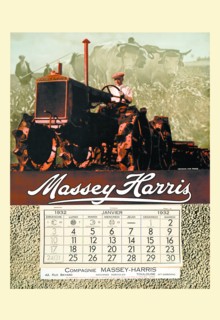 Massey Harris Calendar 1932