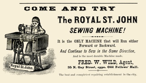 The Royal St. John Sewing Machine
