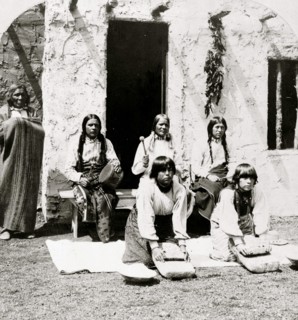 Moki corn festival, Indian camp, World's Fair, St. Louis, 1904 1904