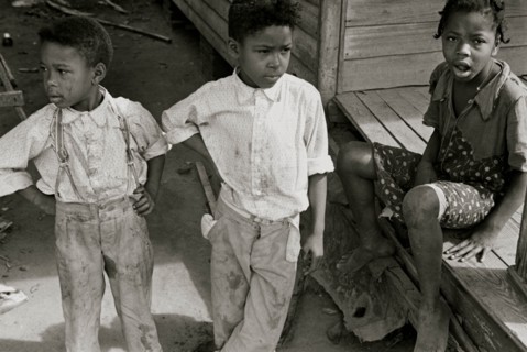 Three Black children, Natchez, Mississippi 1935