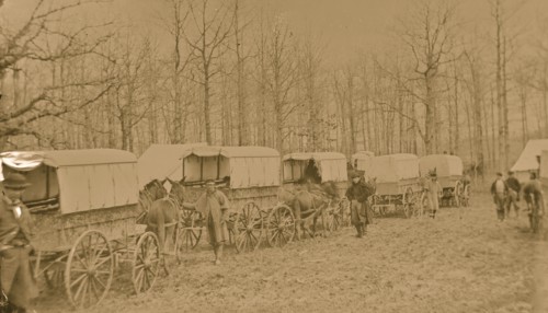 Washington, District of Columbia. Ambulance train at Harewood Hospital. Miller. (v.7, p. 313 - Ambulance train at City Point, Va. 1863