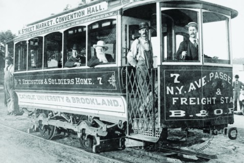 #7 Baltimore & Ohio Trolley in Washington, DC from New York Avenue Station