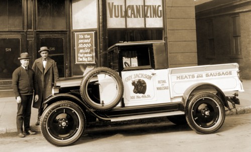 Guy Jackson, Retail and Wholesale, Meats and Sausage Delivery Truck