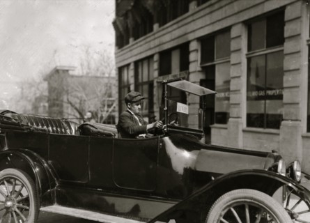 A young chauffeur. 1924