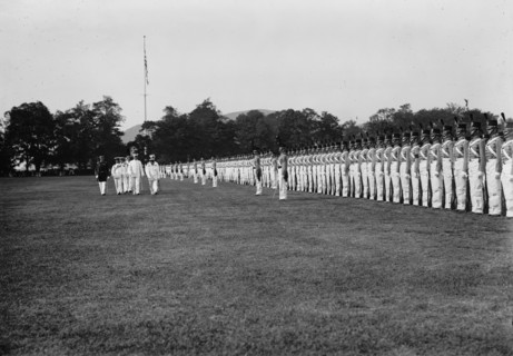 Admiral Togo Reviews the Long Grey Line at West Point 1911