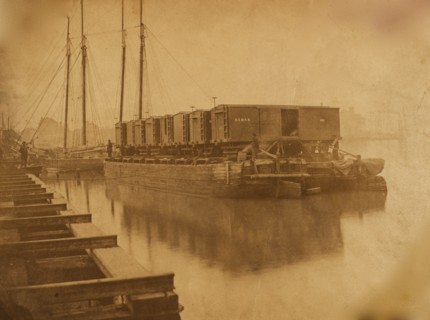 View down the Potomac from Union Arch 1863