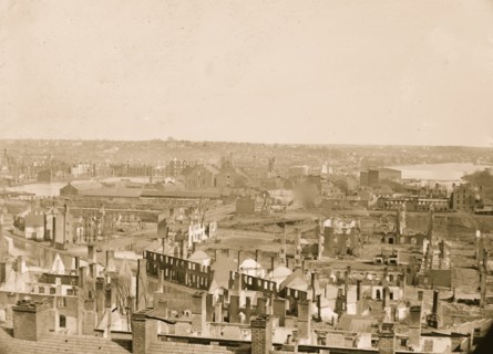 Aerial View of the Confederate Capital at Richmond 1865