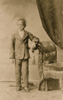 African American boy, full-length portrait, standing 1880