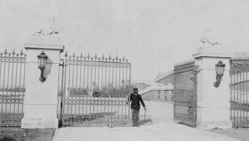 African American Guard Biltmore House, south gateway 1896