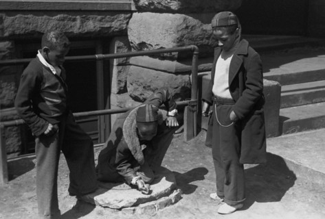 African American play marbles on the South Side of Chicago 1938