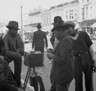 African American Street photographer. Smithfield, North Carolina 1938