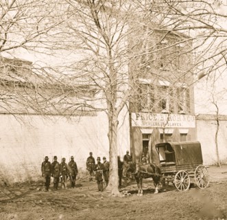 Alexandria, Virginia. Slave pen. (Price, Birch & Co. dealers in slaves) 1863