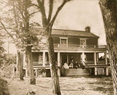 Appomattox Court House, Virginia. McLean house 1865