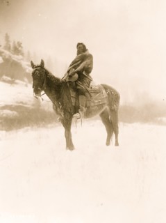 The scout in winter--Apsaroke 1908