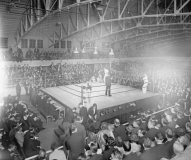 Arena Scene at a Boxing Match 1916