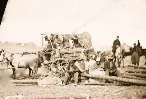 Arrival of Black Family Contrabands 1863