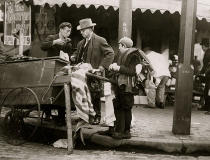 A Typical Errand Boy Minding Another Boy's Business 1909