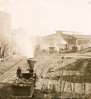 Atlanta, Georgia. Railroad yards 1864