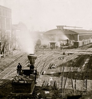 Atlanta, Georgia. Railroad yards 1864