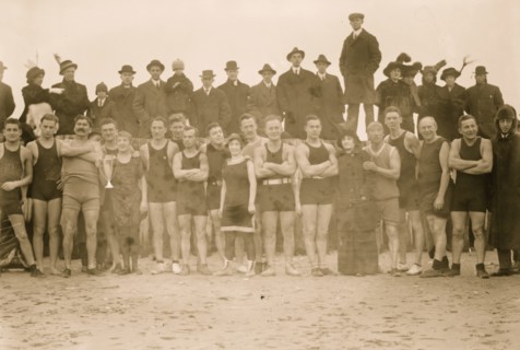 Awimmer at Coney Island with Trophy 1914